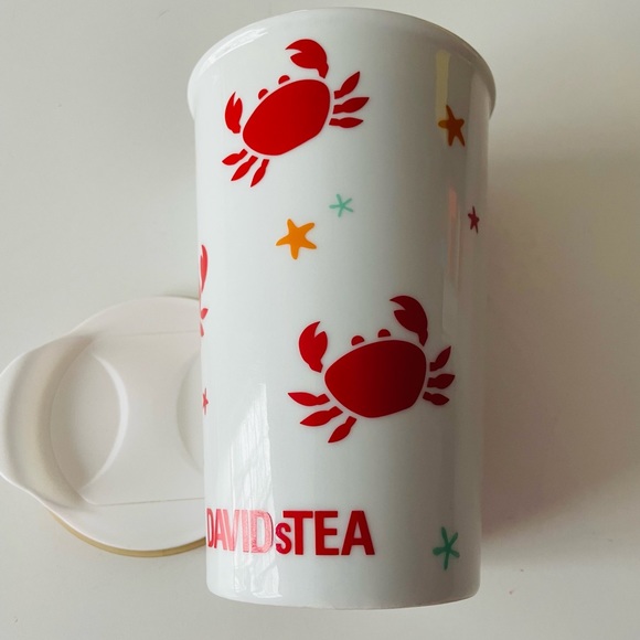 David’s Tea Ceramic Travel Mug - Picture 3 of 4
